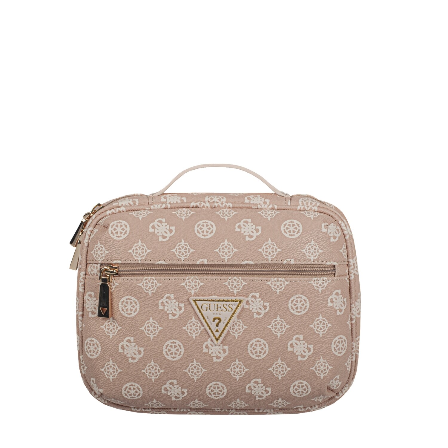 Guess Beauty case Piccolo Wilder 4g logo Nude/Blush Multi