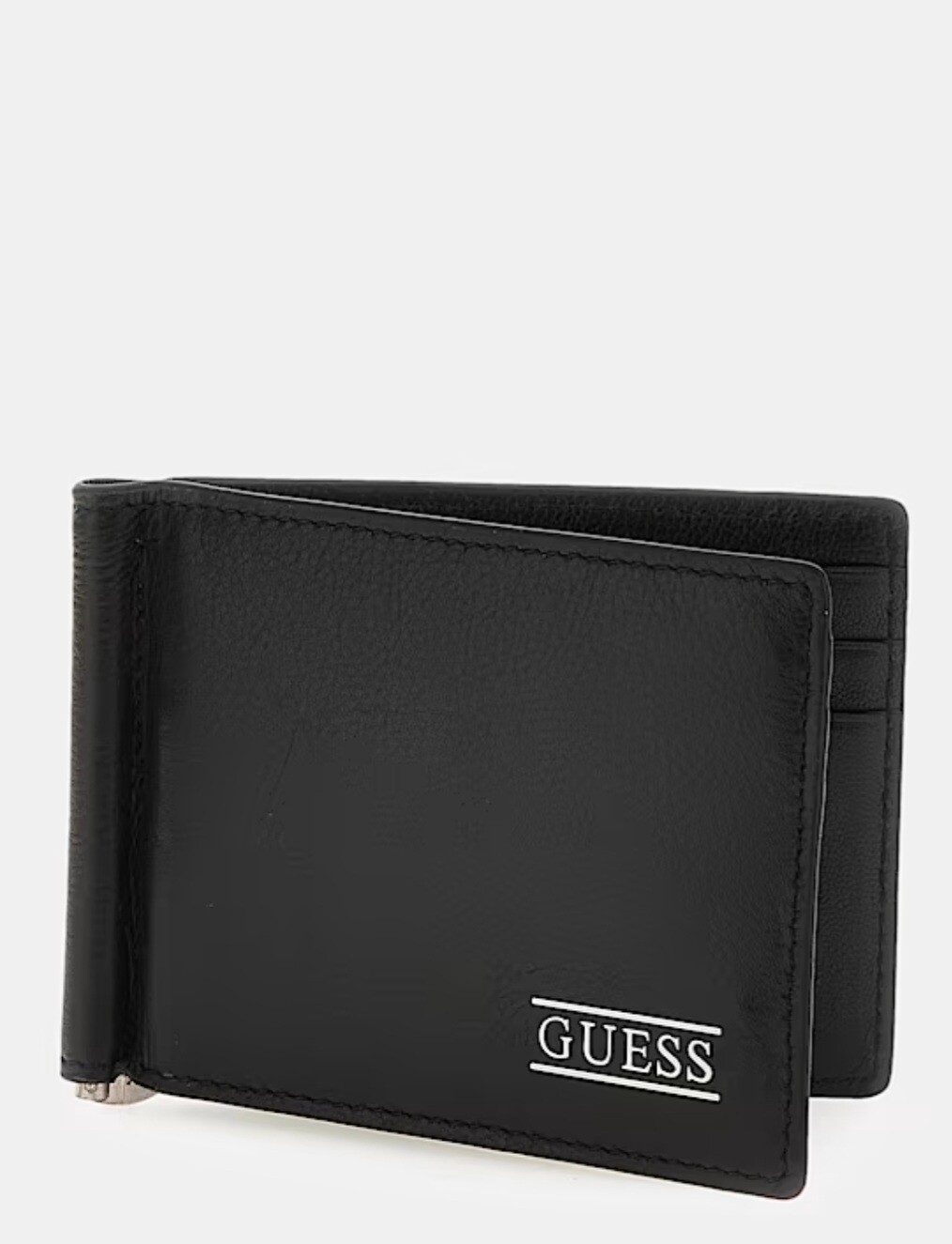 Guess portafoglio Uomo New Boston vera pelle Nero