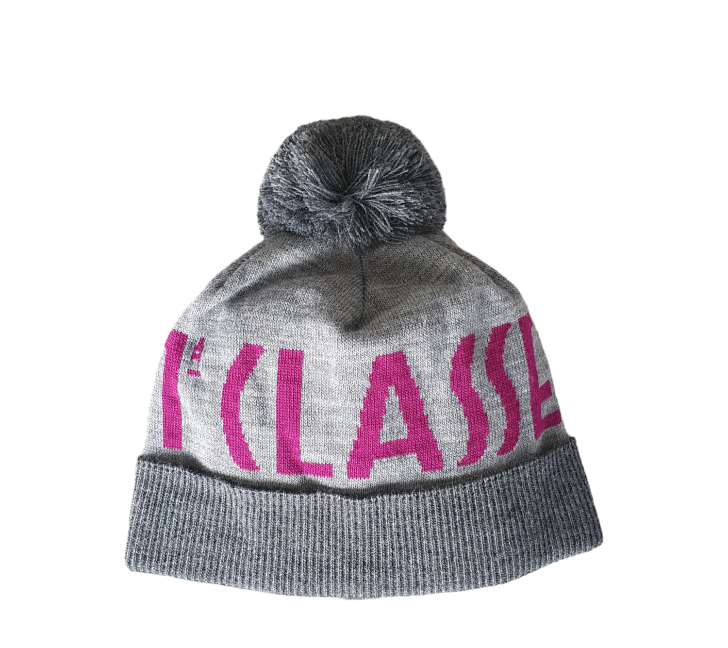 Alviero Martini 1A Classe Berretto 1ᴬ Classe con pon-pon Grigio/Fuxia
