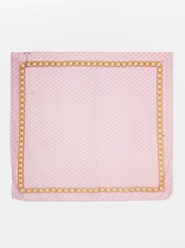 Guess Foulard 130 x 130 4g logo Rosa