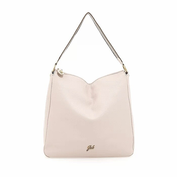 Gabs  Borsa a Spalla Geneveive in pelle martellata Bull beige &quot;Conchiglia&quot;