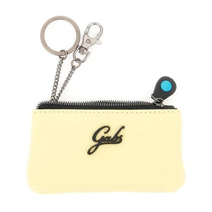 Gabs Portachiavi/Portamonete Gkeyholder in pelle Bull Canarino