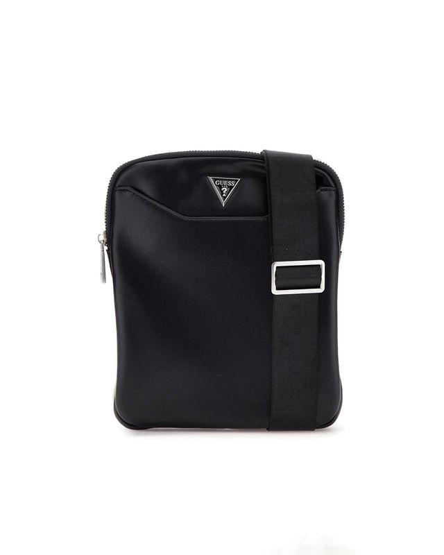 Guess Tracolla Piatta Uomo Nero