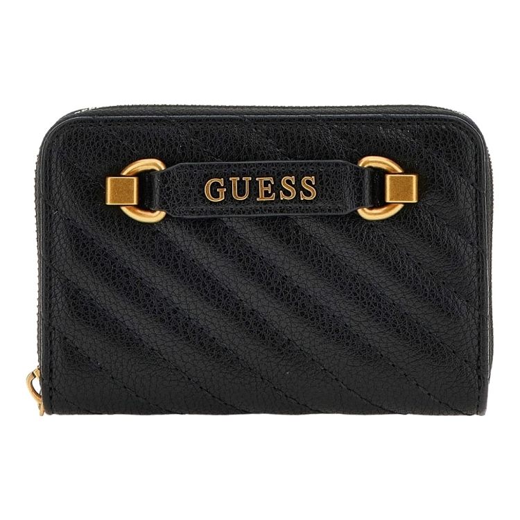 Guess Portafoglio Medio Sela Trapuntato Nero