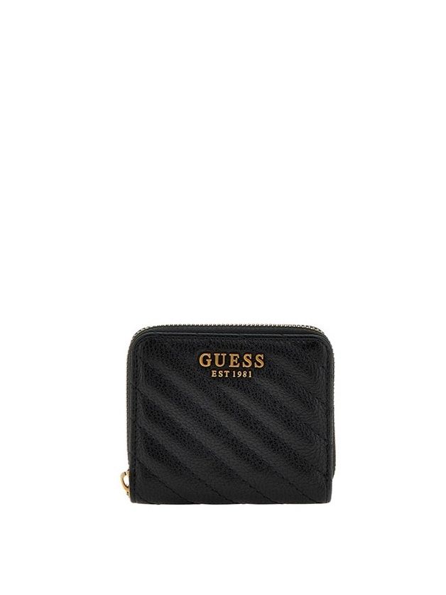 Guess Mini portafoglio Sela trapuntato Nero