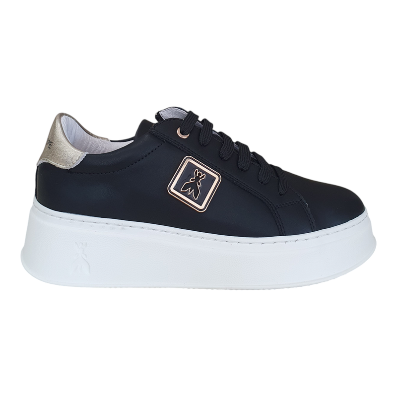 Patrizia Pepe Sneakers in Pelle Fondo a Cassetta Nera