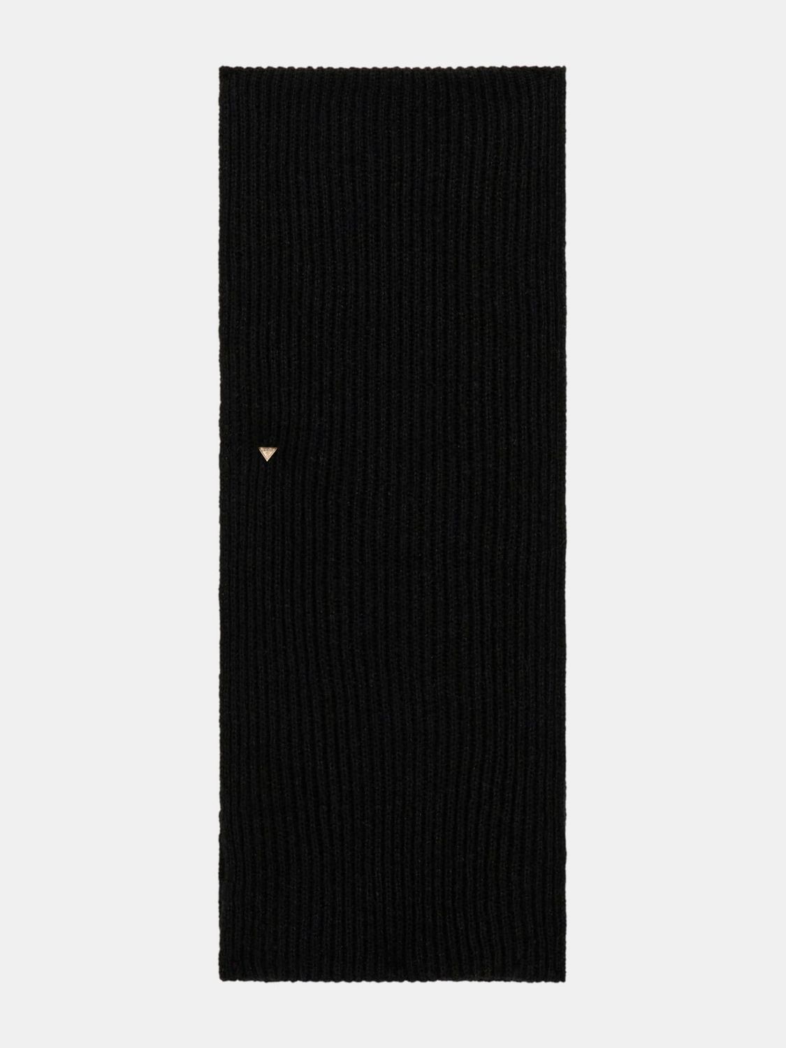 Guess Sciarpa scaldacollo a costine Nero Lurex