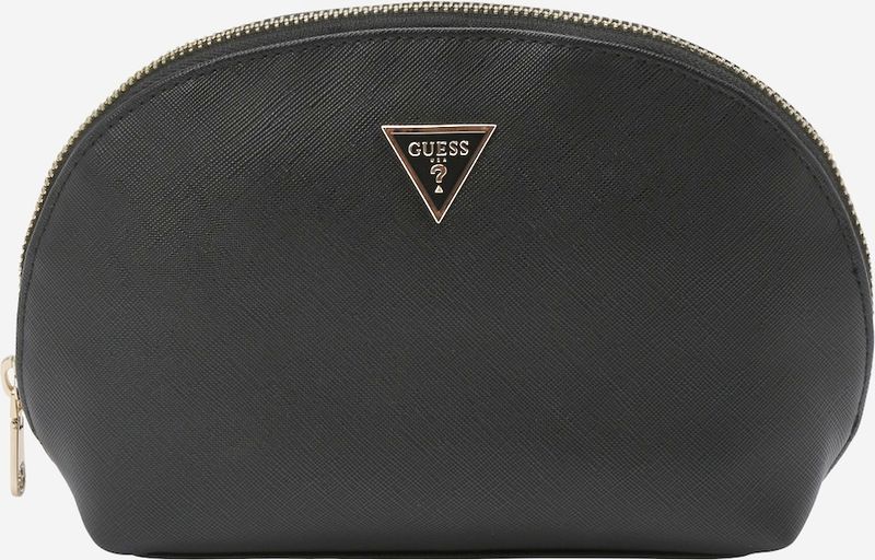 Guess Beauty case vanille saffiano Nero
