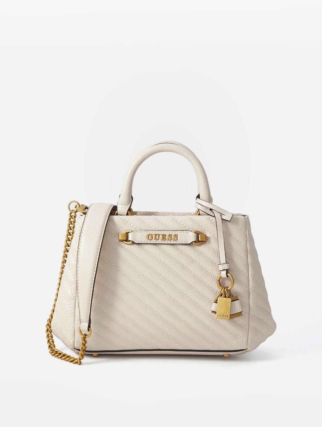 Guess Borsa a mano Piccola Sela Trapuntata Beige