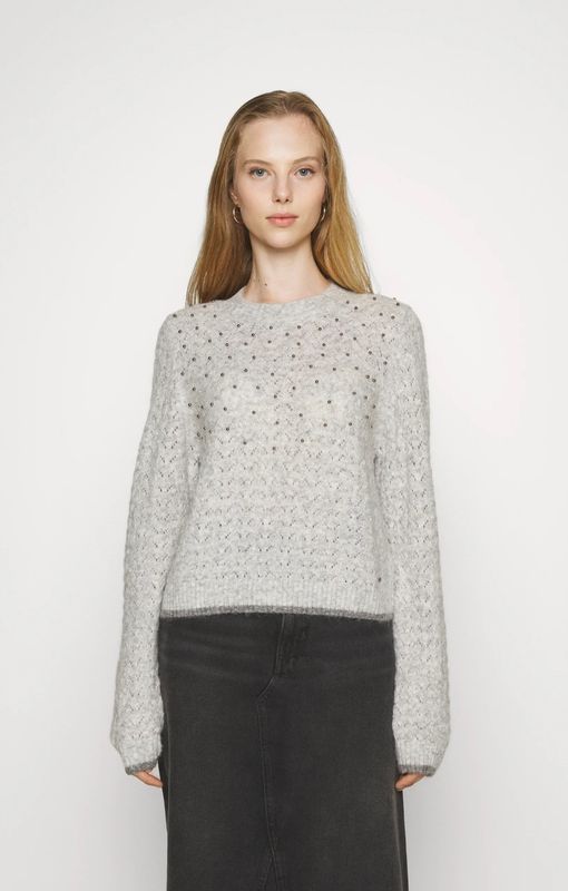 Pepe Jeans Maglione in misto lana, colore Grigio Light Pepe Jeans Maglione in misto lana, colore Grigio Light