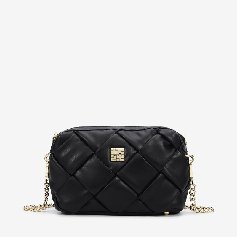 Y Not? Tracolla Crossbody Trapuntata Nera