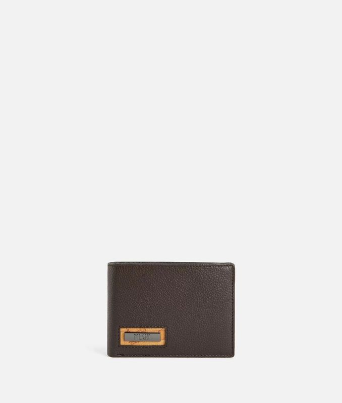 Alviero Martini 1A Classe Beta Leather portafoglio Medio Dark Brown