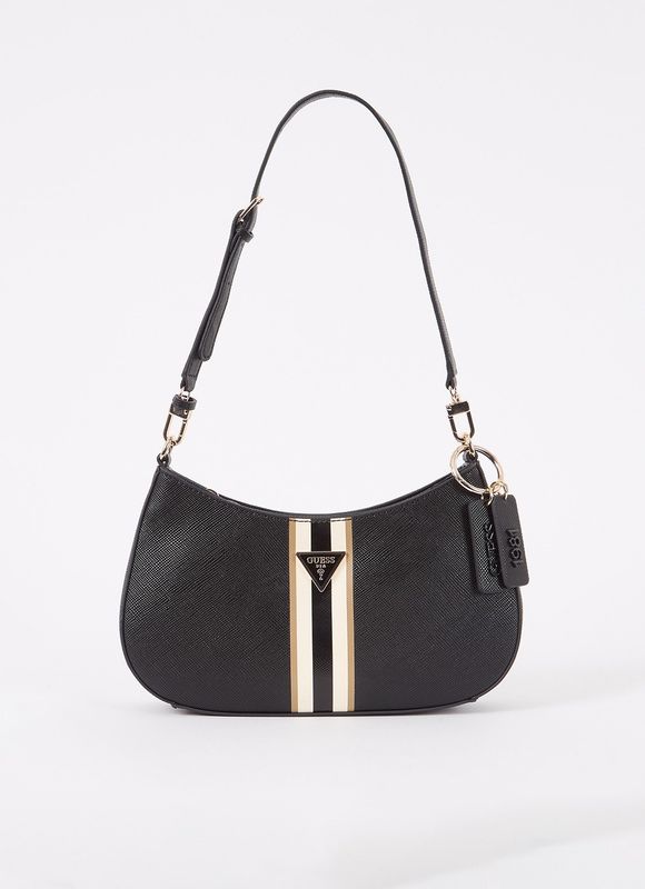 Guess Borsa a spalla piccola con Fascia noelle Nera