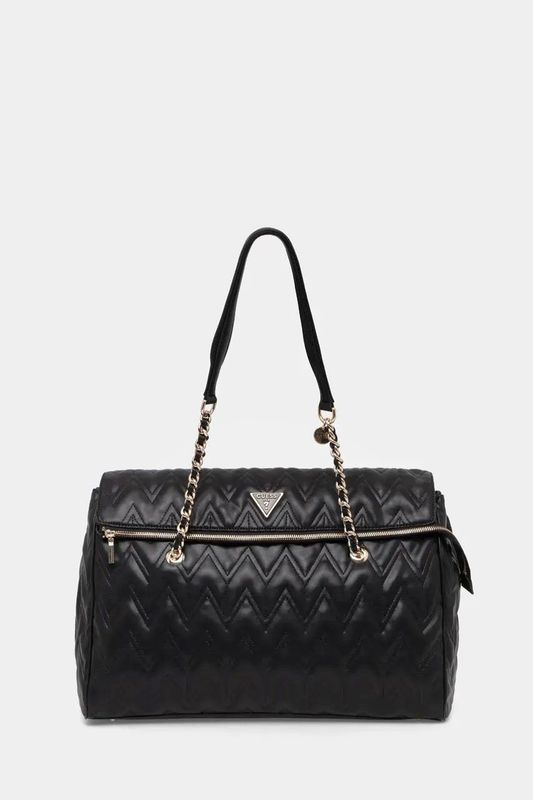 Guess Borsa 2 Manici Media Eda trapuntata Nera