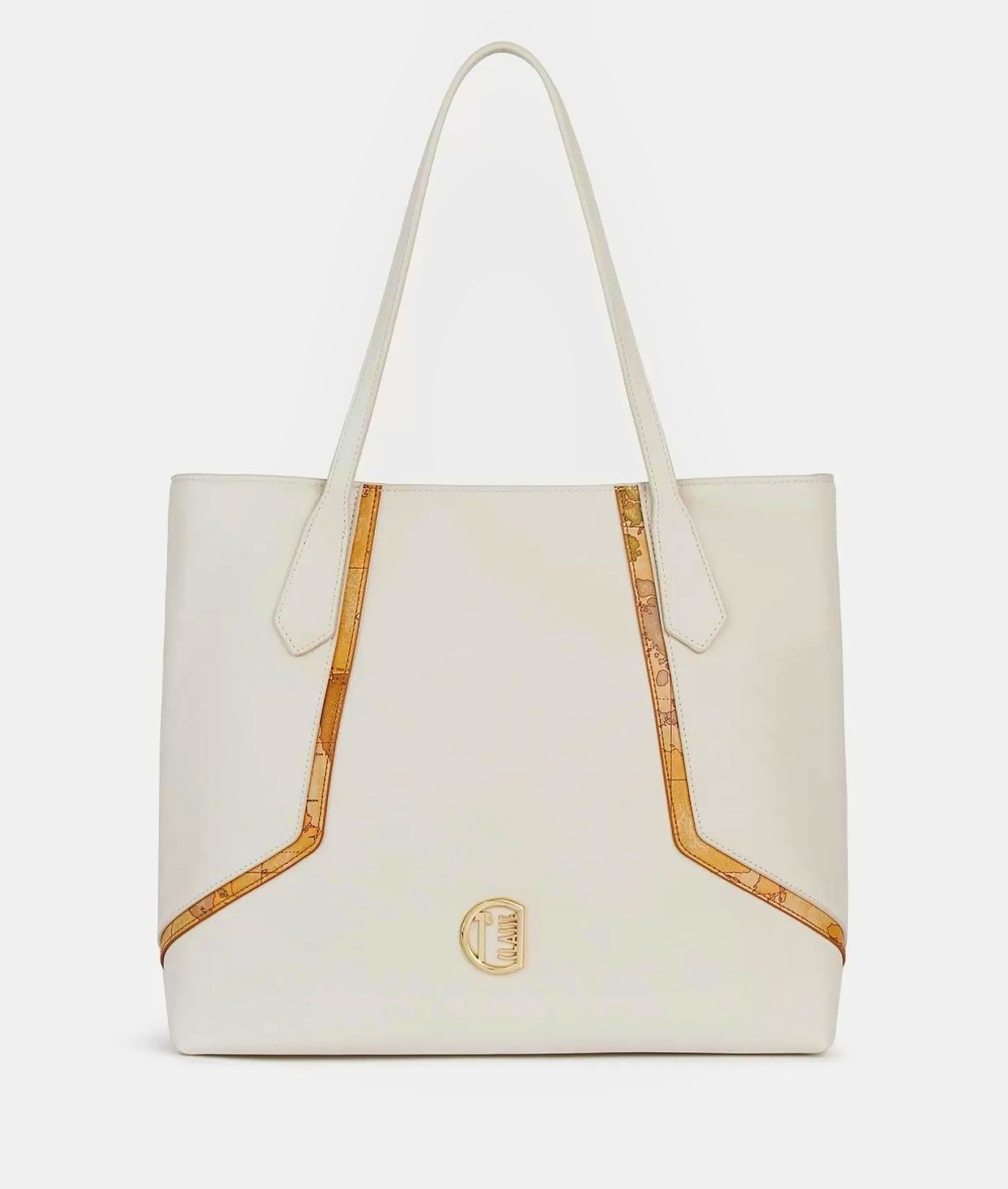 Alviero Martini 1A Classe Crystal River borsa shopping Avorio