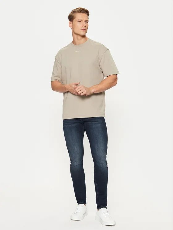 Calvin klein Jeans Skinny Denim Black/Blu scuro 