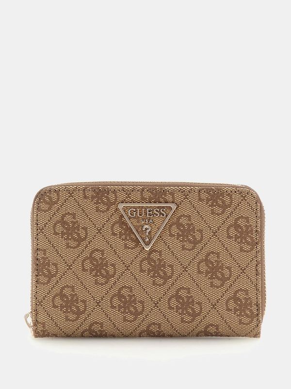 Guess Mini portafoglio Laurel 4G logo Latte