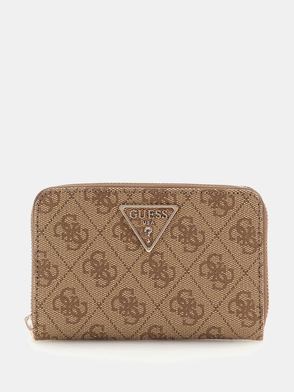Guess Mini portafoglio Laurel 4G logo Latte