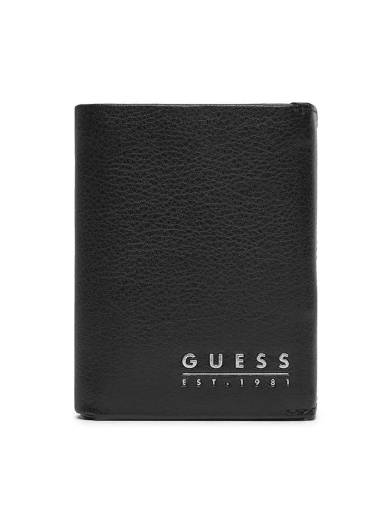 Guess Portafoglio Uomo Piccolo Nero