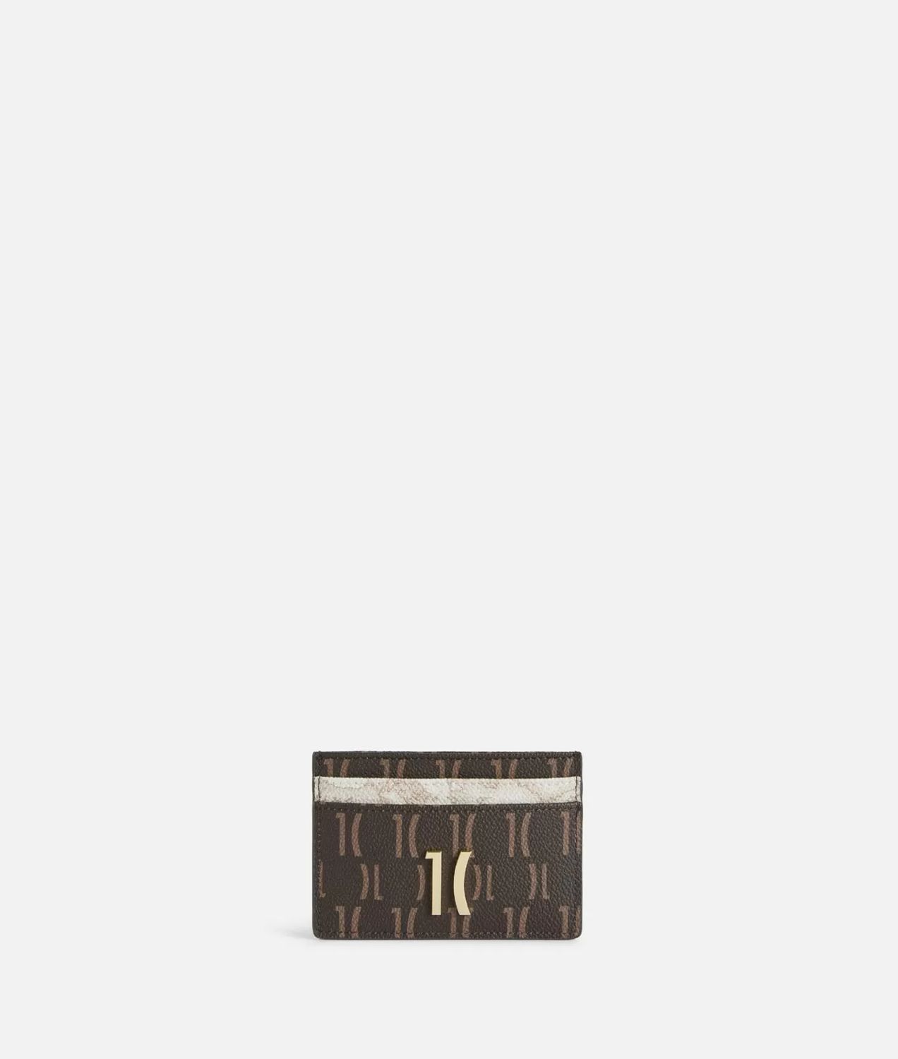 Alviero Martini 1A Classe High Monogram Geo portacarte Cioccolato