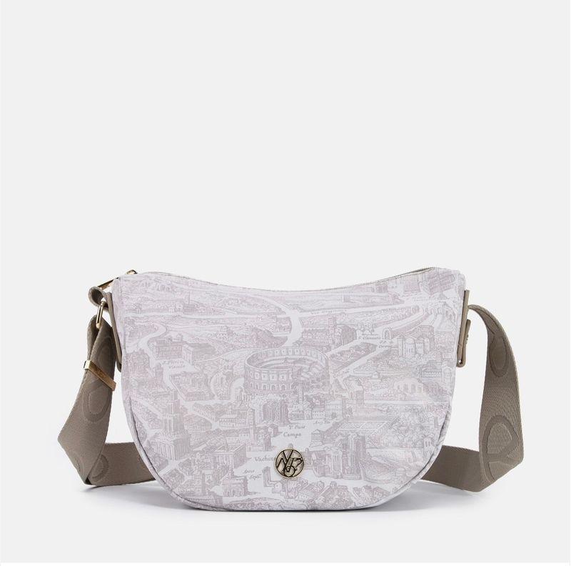Y Not? Borsa Hobo Gum Small Soft Milk