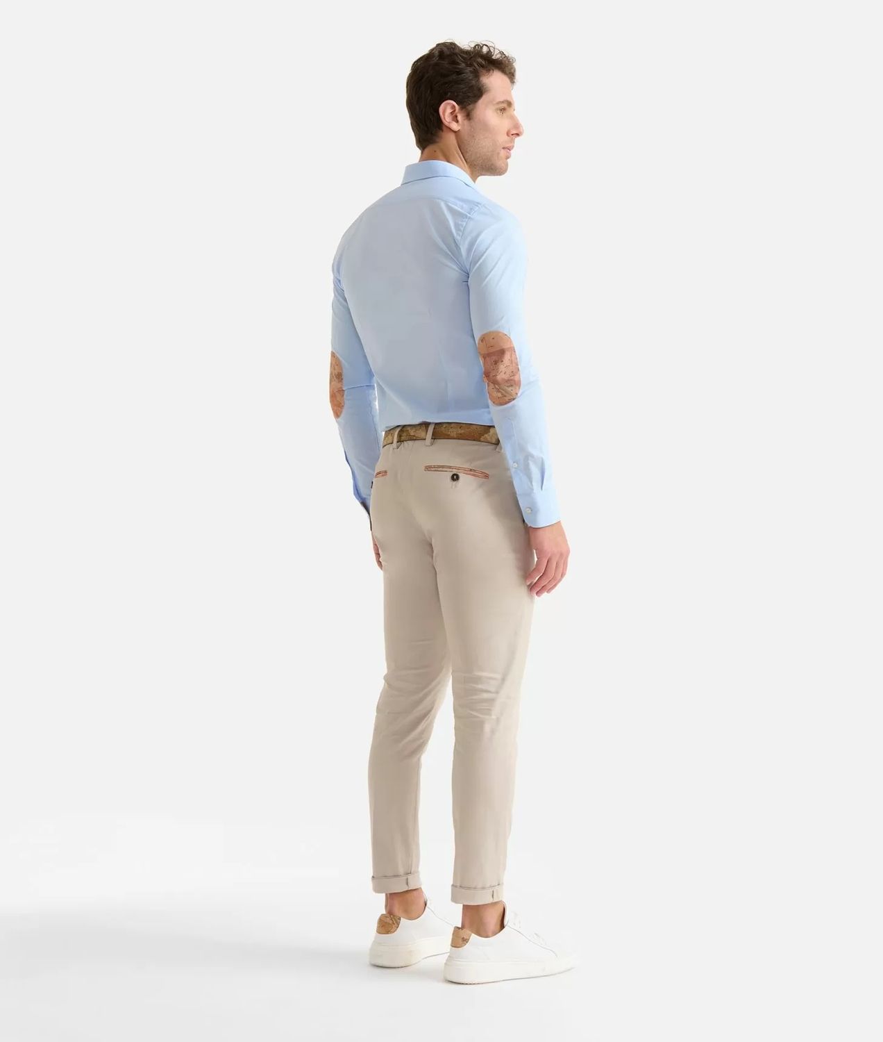 Alviero Martini 1A Classe Pantaloni super slim fondo 16 in cotone stretch 4 stagioni Corda
