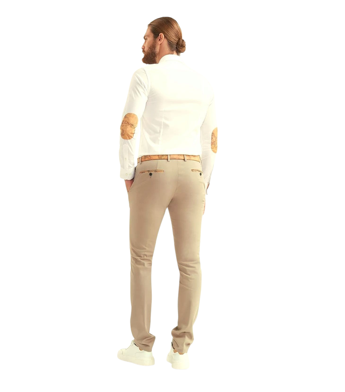 Alviero Martini 1A Classe Pantaloni super slim fondo 16 in cotone stretch 4 stagioni Avana