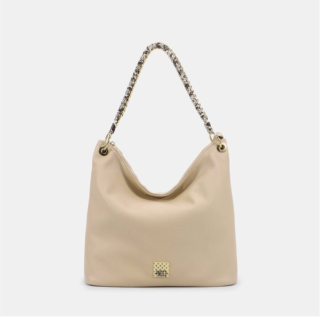 Y Not? Borsa A Spalla Hobo Rachel Crema