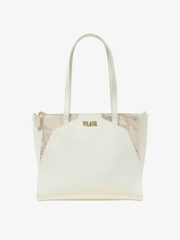 Alviero Martini 1A Classe Java City borsa shopping media Avorio