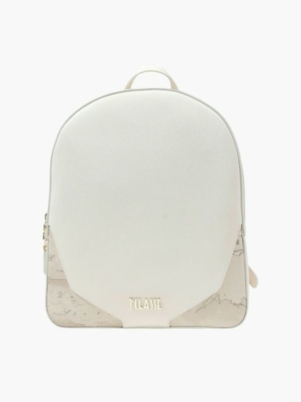 Alviero Martini 1A Classe Java City zaino doppia zip Avorio 