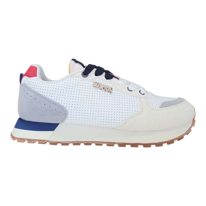 Colmar Sneakers da Uomo Travis Actual White/Navy/Red