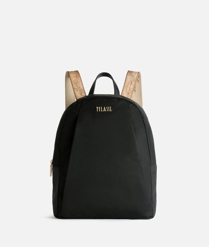 Alviero Martini 1A Classe Zaino in Nylon Eco Vibe Nero