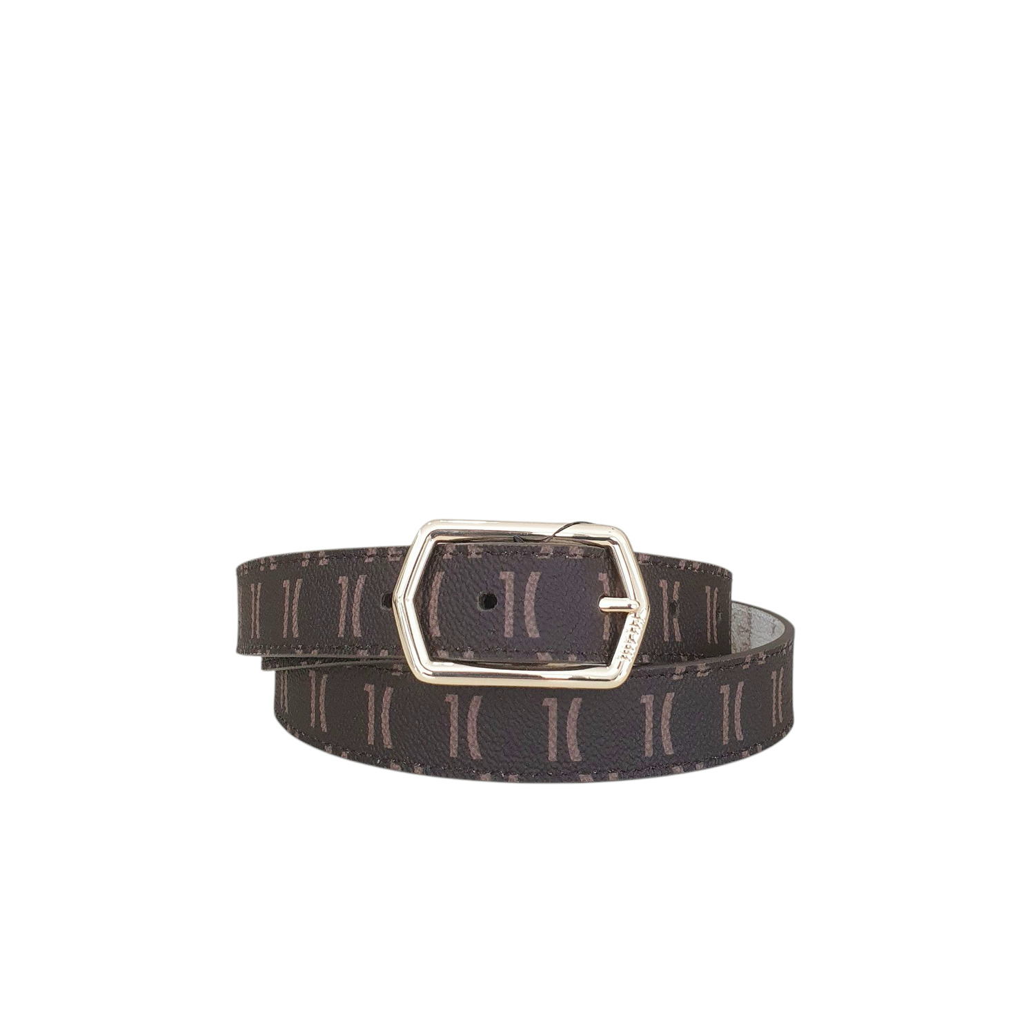 Alviero Martini 1A Classe Hight Monogram cintura reversibile Cioccolato