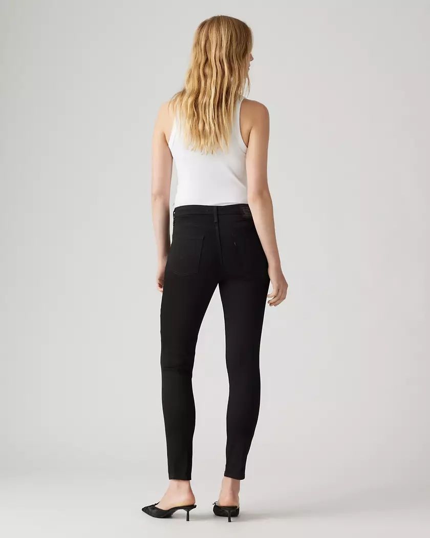 Levi&#39;s jeans 721 Skinny Donna Vita alta Nero
