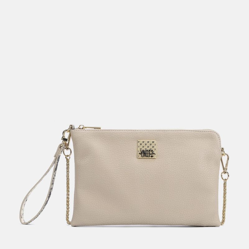 Y Not? Borsa Clutch Rachel Beige