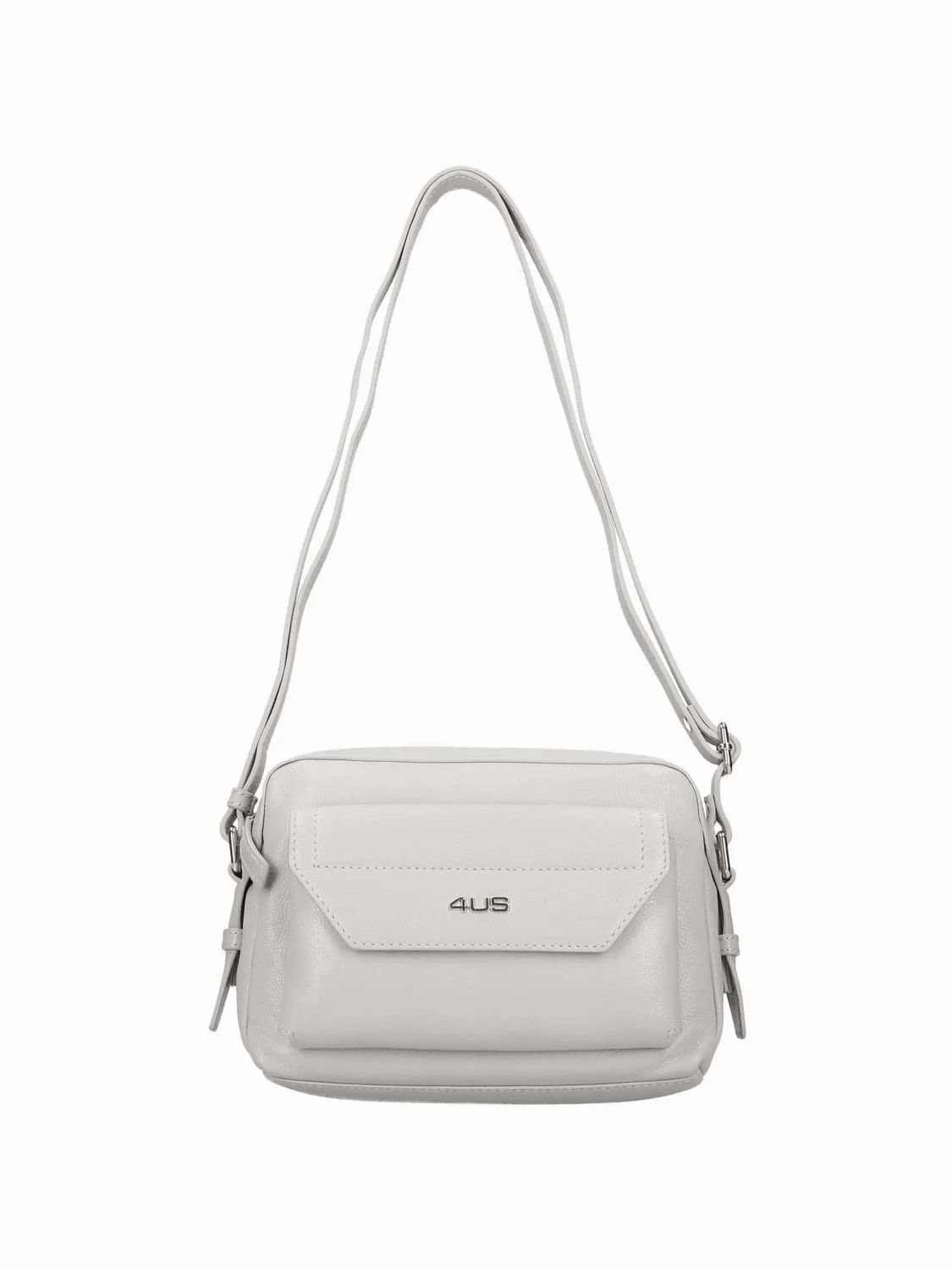 Paciotti 4us Borsa a tracolla Lilly in Pelle Grigio chiaro
