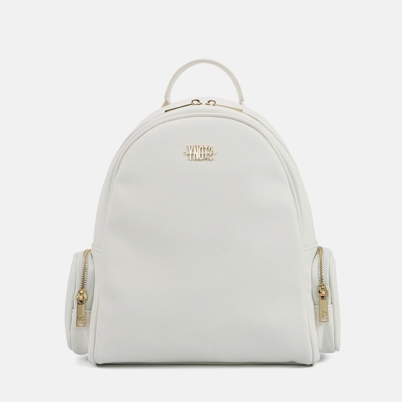 Ynot? Zaino Medio Donna Fantasy Bianco
