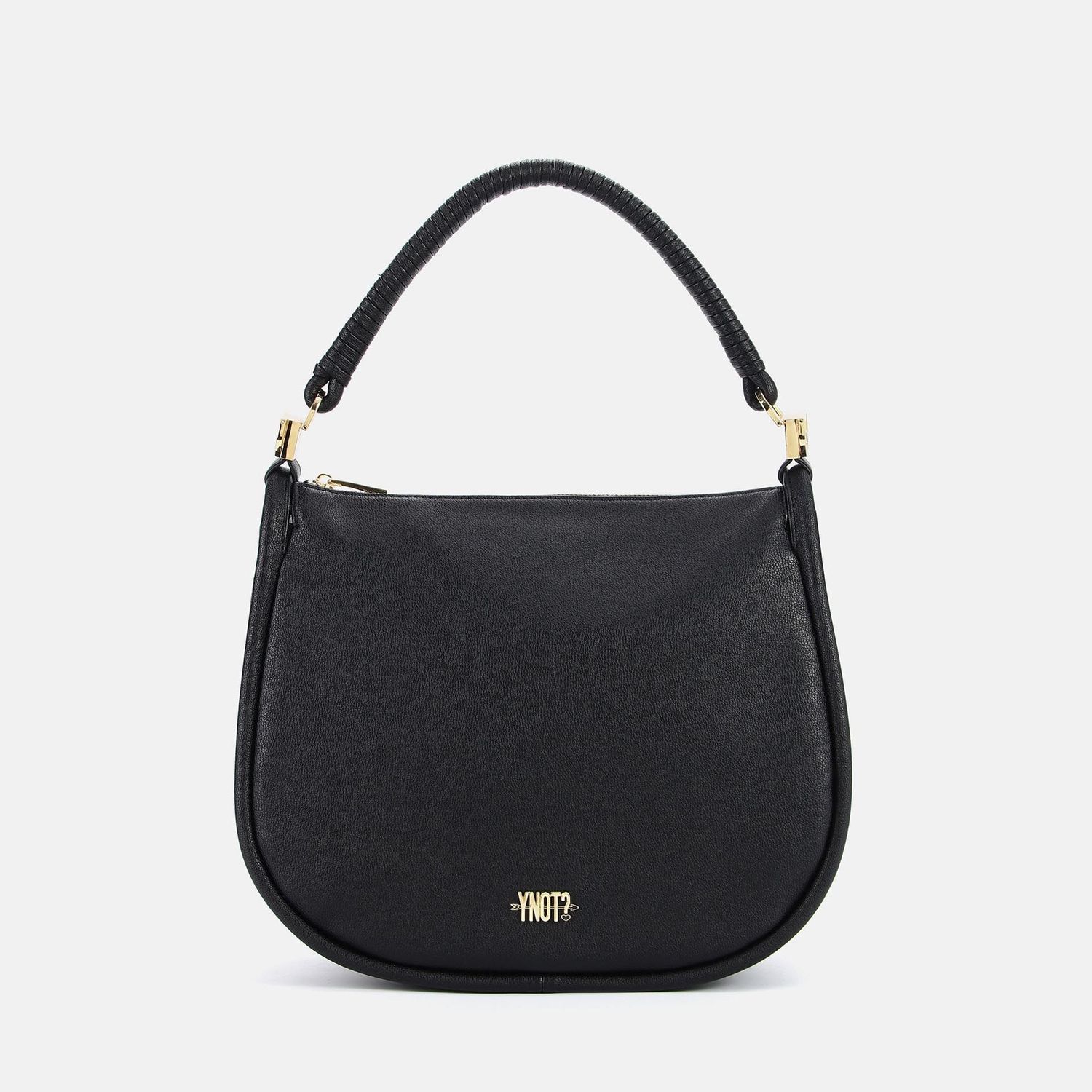Y Not? Borsa Donna Hobo Fantasy Nero