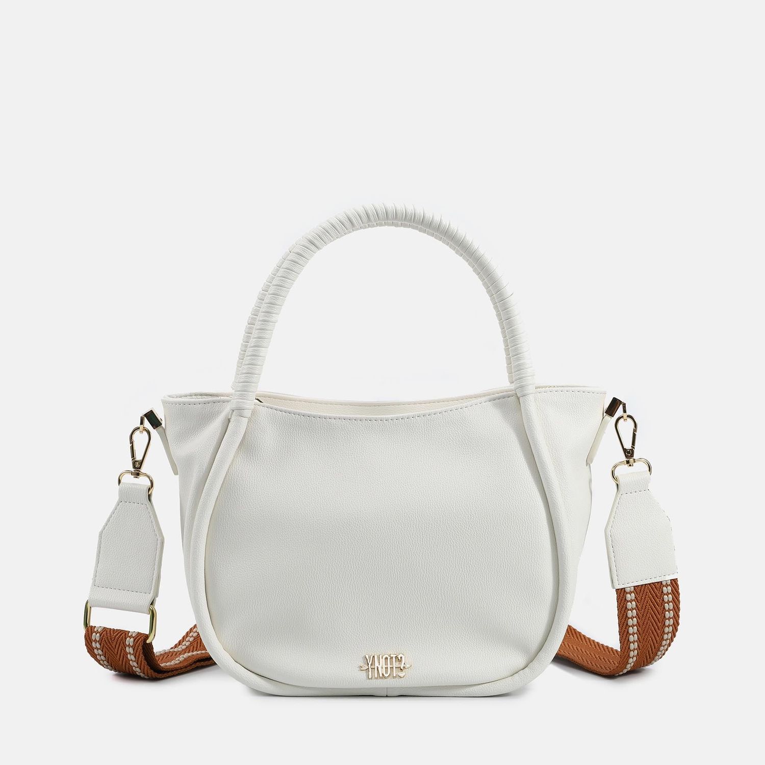 Y Not? Borsa Donna Tote Small Fantasy Bianco