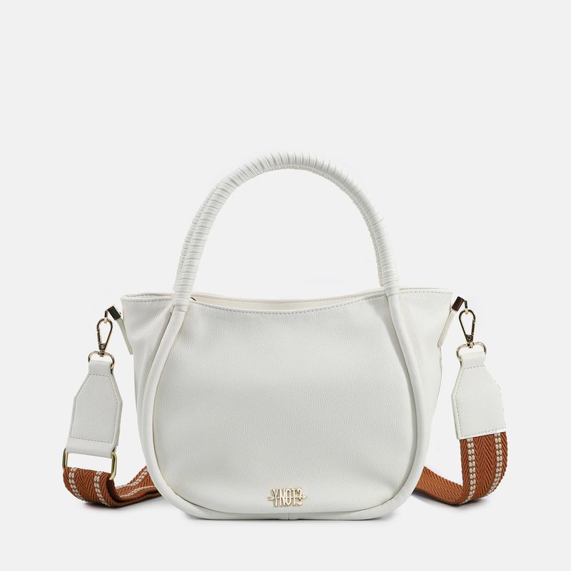 Y Not? Borsa Donna Tote Small Fantasy Bianco