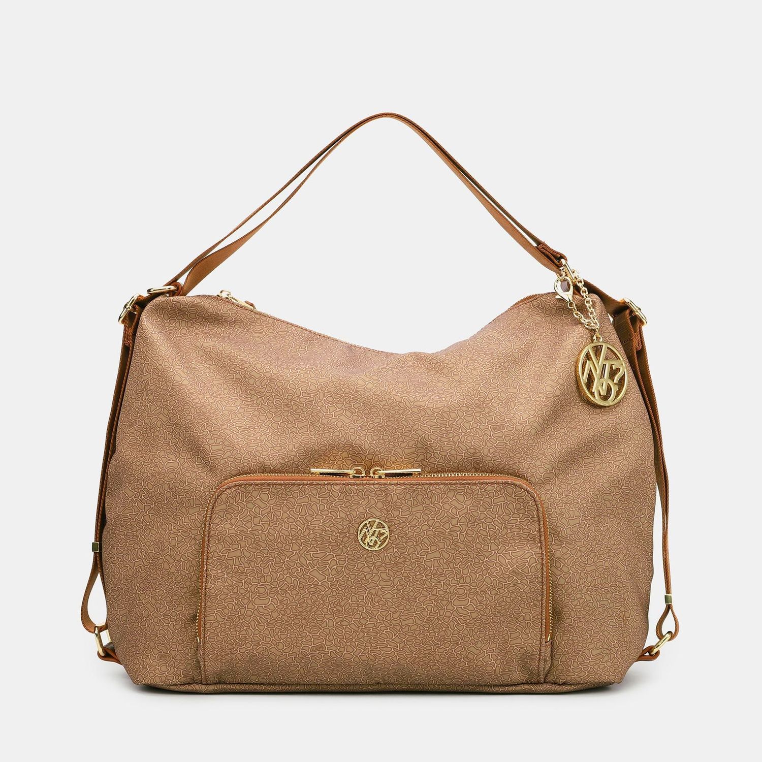Y Not? Borsa Zaino Medium Cloud In Tessuto Logato Nut 