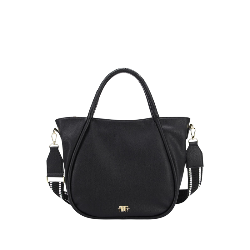 Y Not? Borsa Donna Tote Small Fantasy Nera