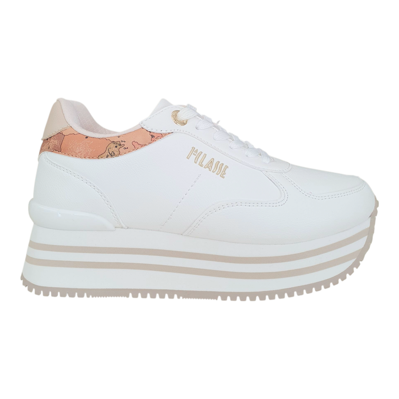 Alviero Martini 1A Classe Sneakers Running Bianca/Geo