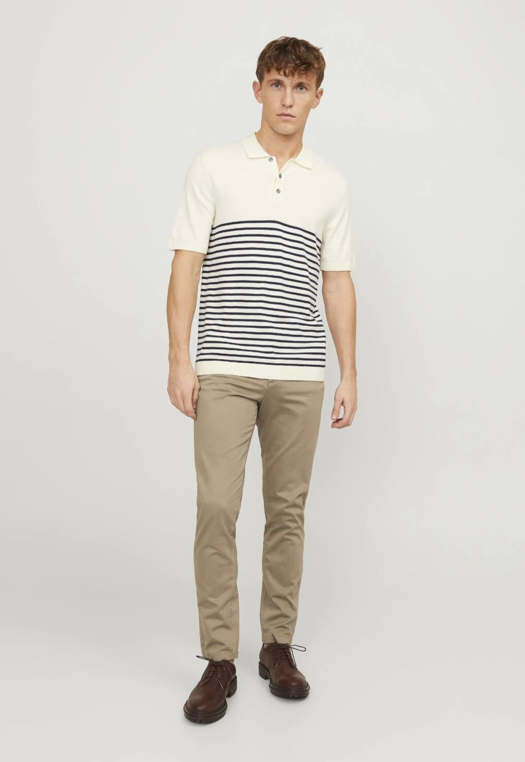 Schott Pantaloni Chino da uomo Beige