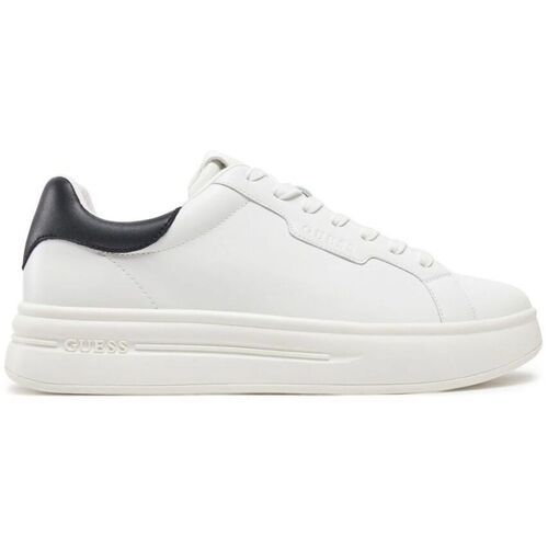 Guess Sneakers Uomo Elba misto pelle Bianca