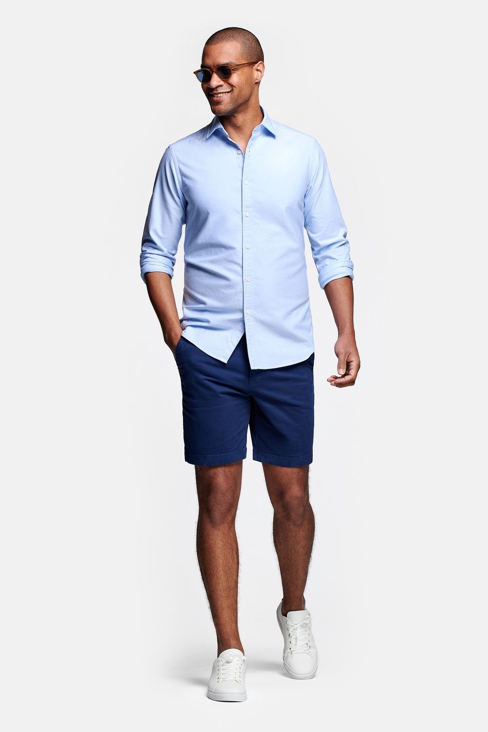 Redskins Bermuda Chino Uomo Blu