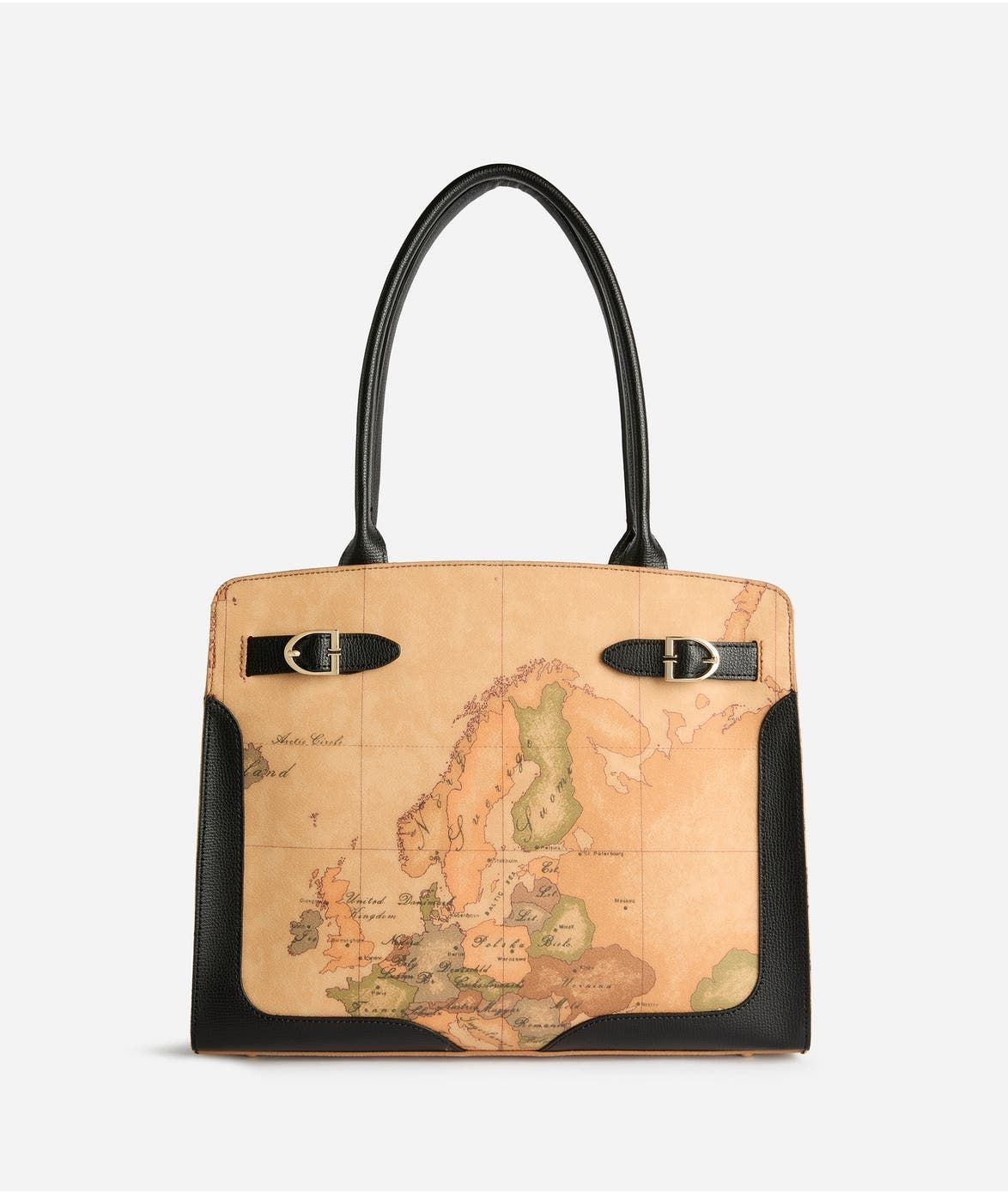 Alviero Martini 1A Classe Valley Geo borsa shopping Nera