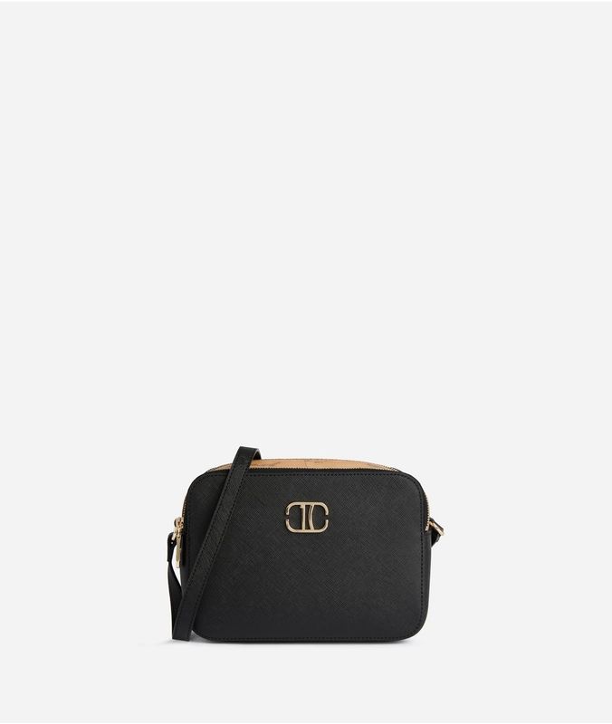Alviero Martini 1A Classe Skye Bag tracollina doppia zip Nera