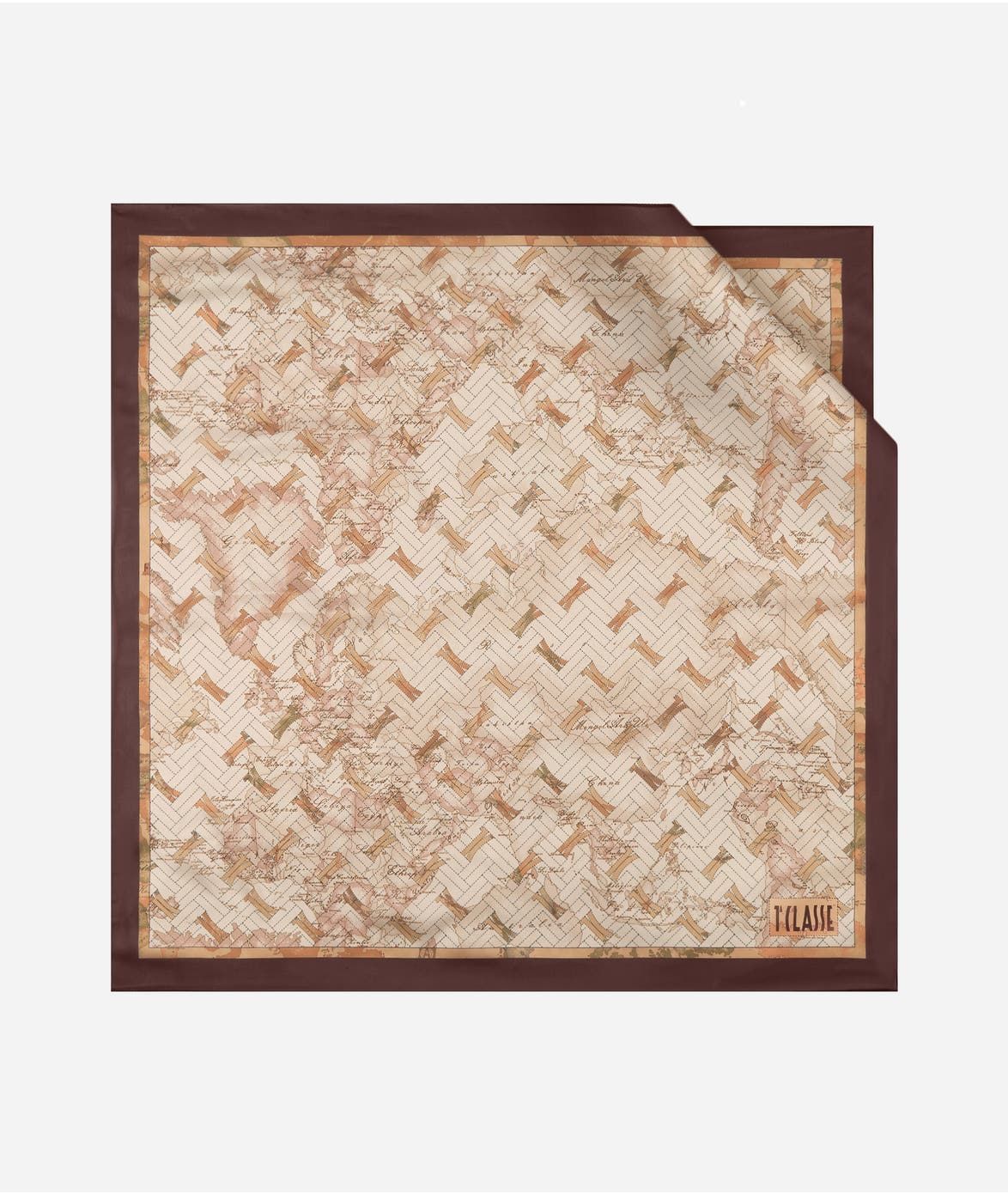 Alviero Martini 1A Classe Foulard 1C Matelassé 75x75 Caffè