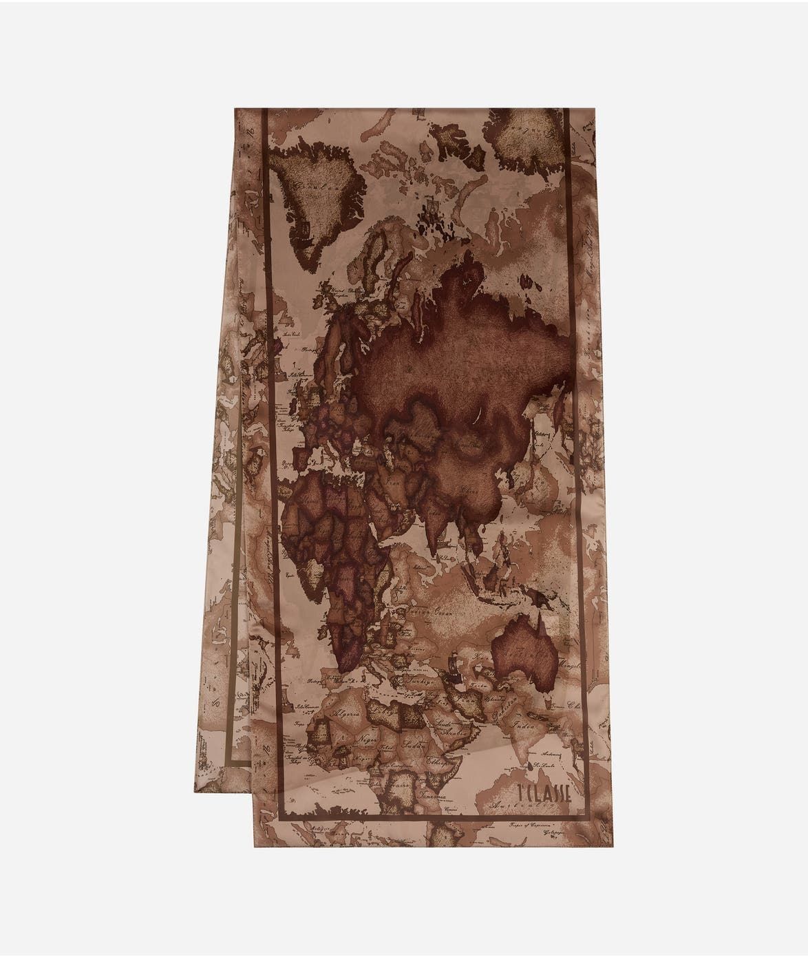 Alviero Martini 1A Classe Sciarpa Geo Colorato 48x180 Corteccia